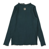 Contrast Funnel Neck-Green