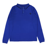 Husky Collar Trim Polo-Cobalt Blue