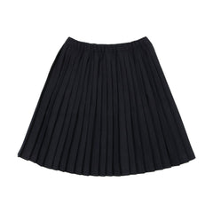 Knife Pleated Skirt -Navy