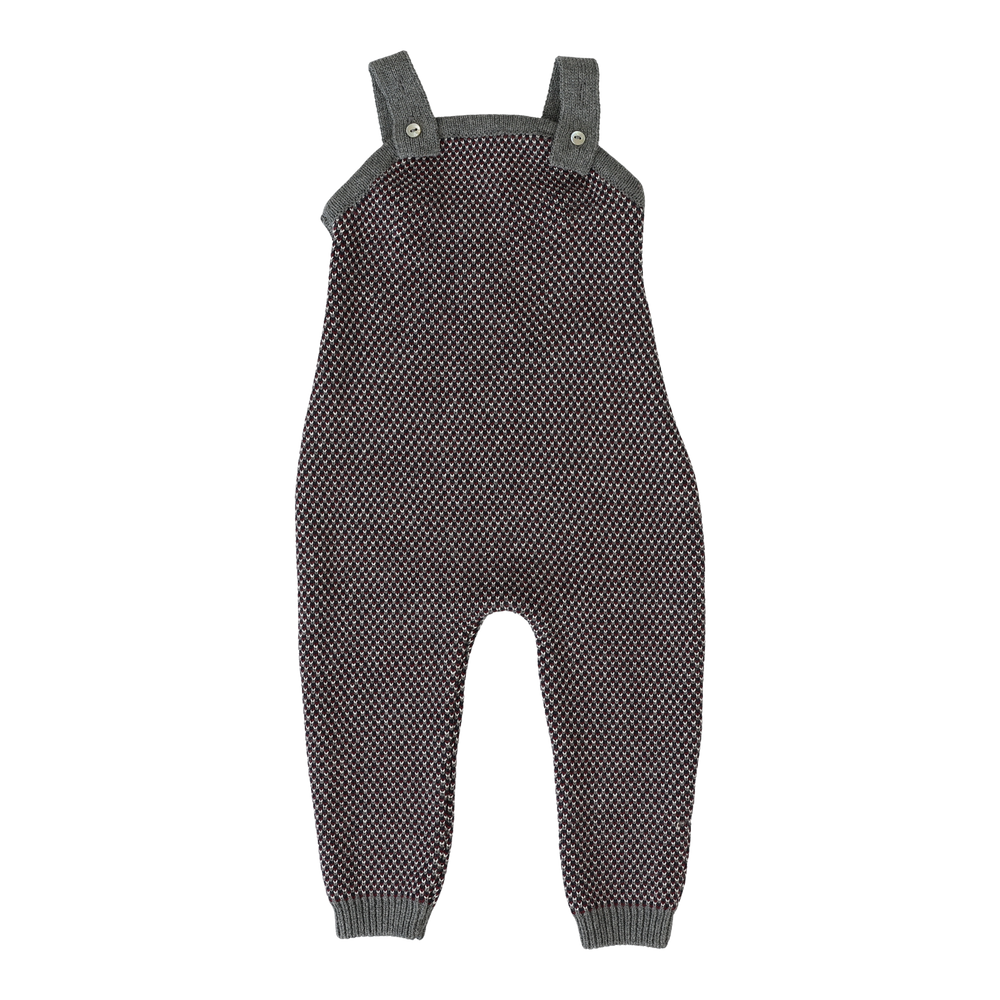 Multi-Knit Overalls-Multi