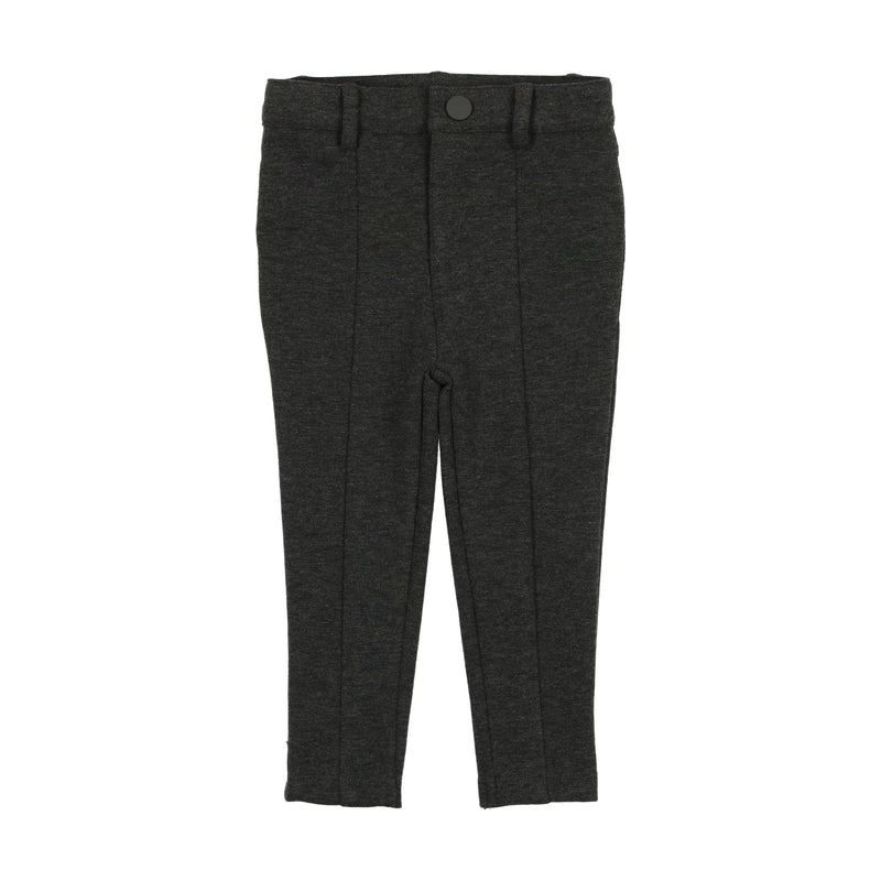 Knit Stretch Pants with Seam