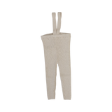 Knit Suspender Leggings - Ecru