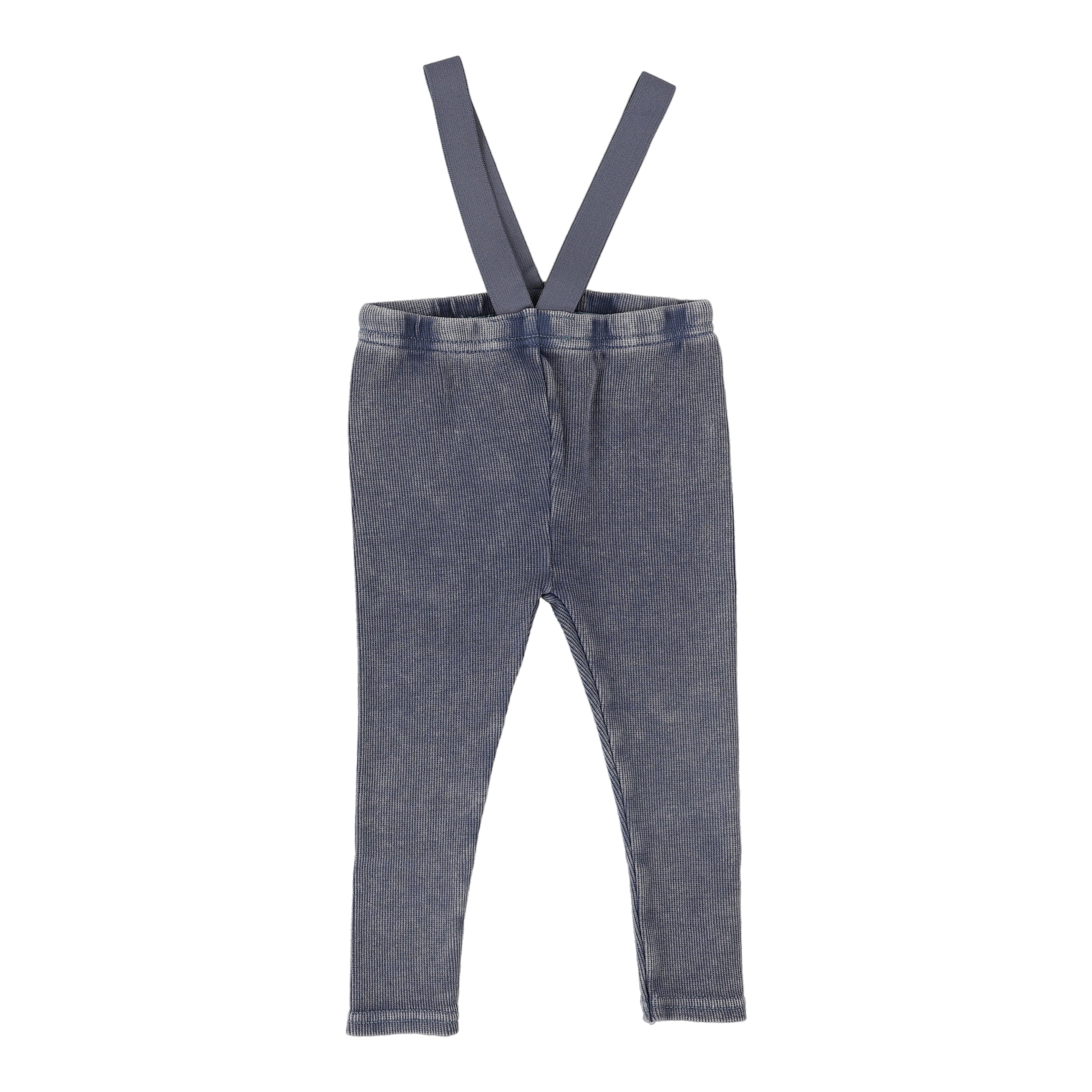 Suspender Leggings-Denim
