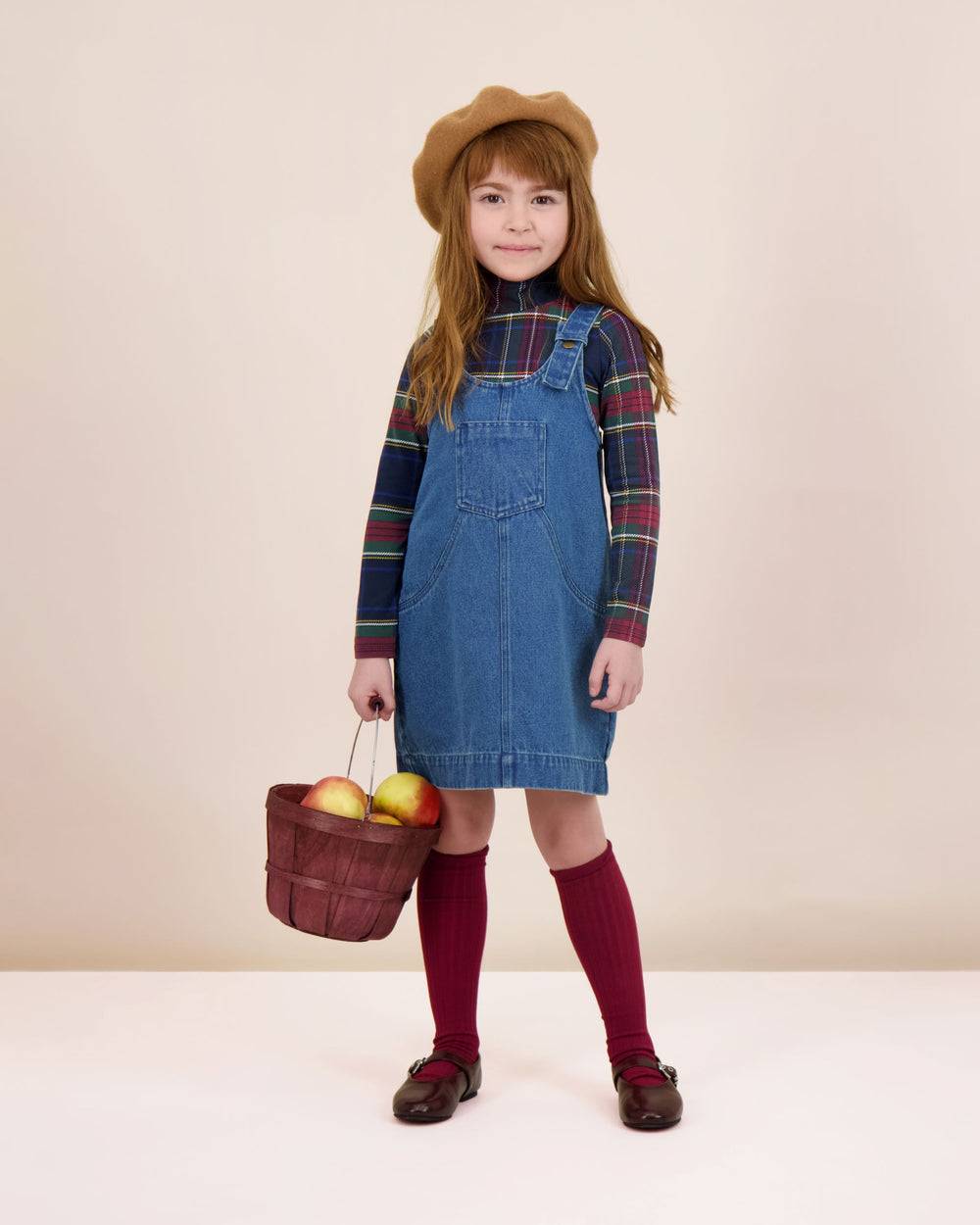 Plaid Mockneck-Plaid