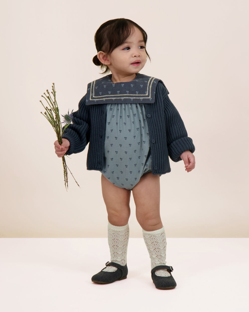 Knit Cardigan-Slate