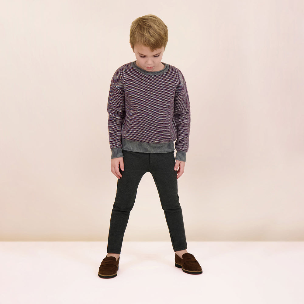 Multi-Knit Sweater-Multi