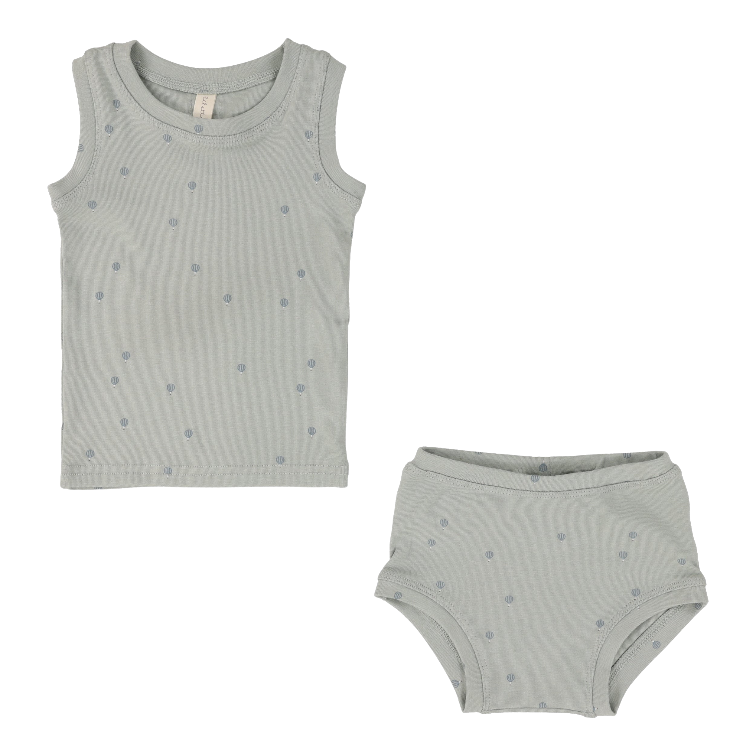 All Over Hot Air Balloon Sleeveless Set