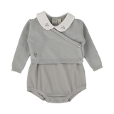 Knit Wrap Onesie Set