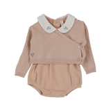Knit Wrap Onesie Set