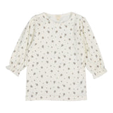 Vintage Floral Tee Three Quarter Sleeve