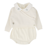 Knit Wrap Onesie Set