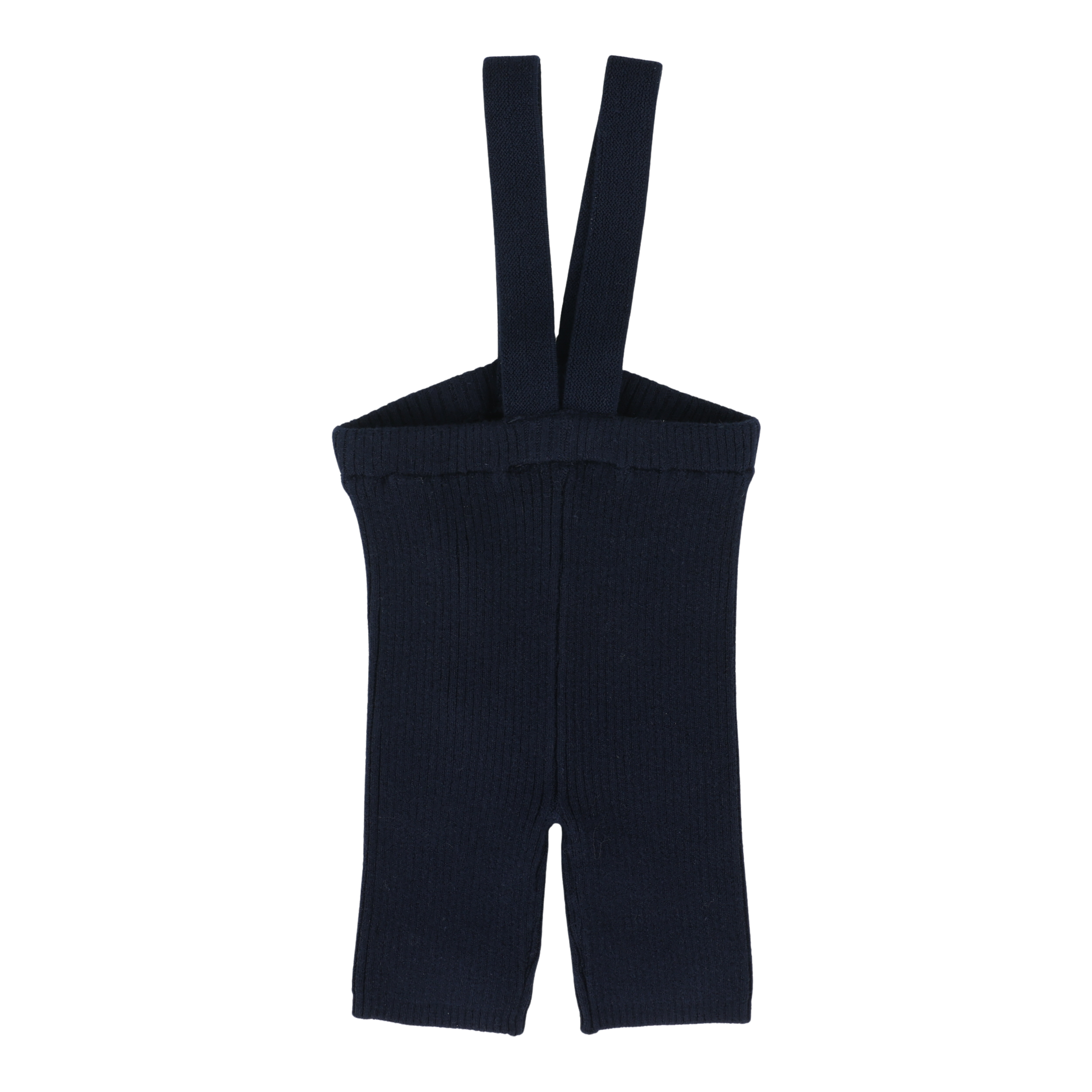 Knit Suspender Shorts - Navy