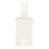 Knit Suspender Shorts - Ivory