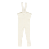 Knit Suspender Leggings - Ivory