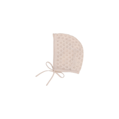 Knit Pointelle Bonnet