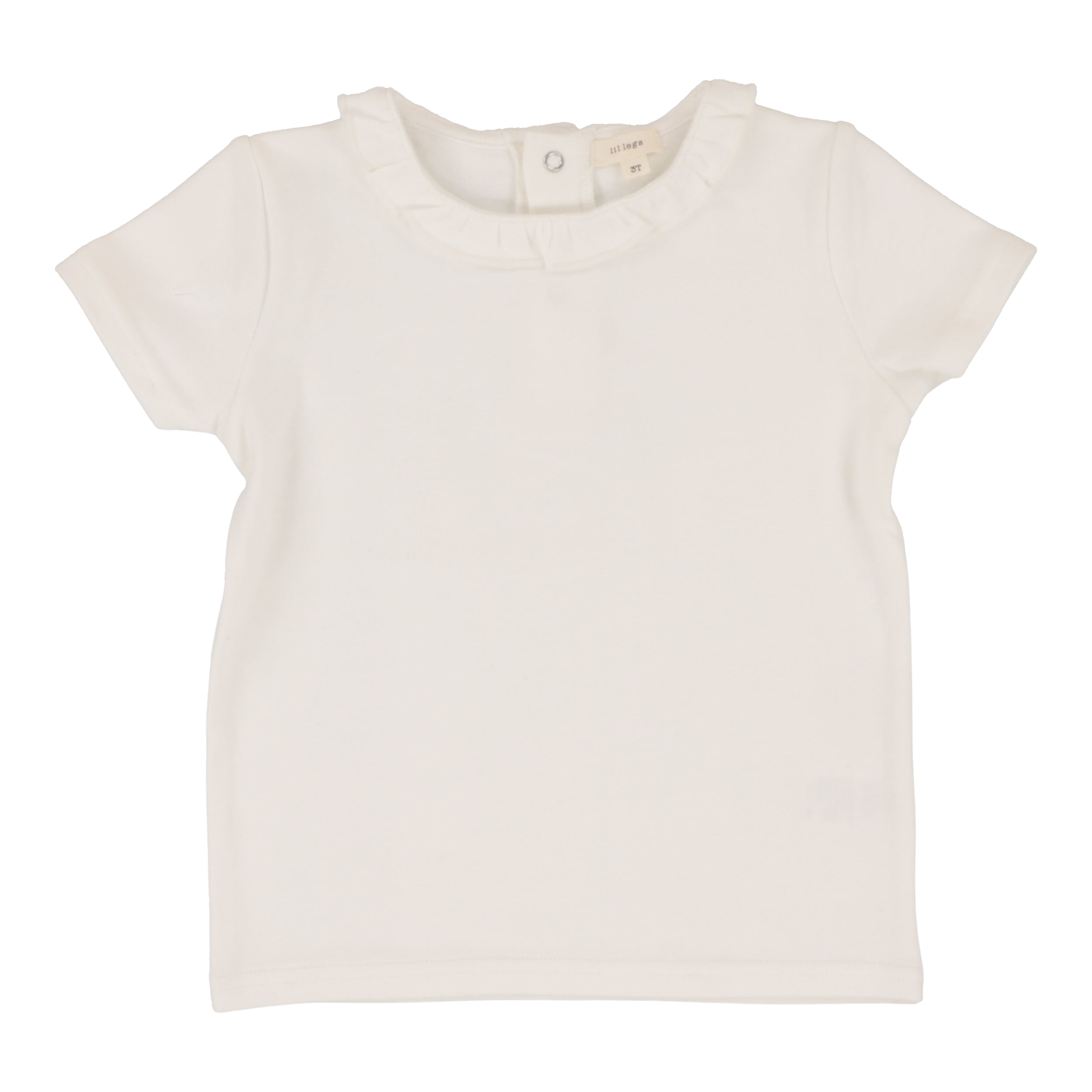 Ruffle tee - Winter White