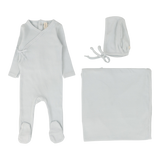Pinpoint Wrapover Layette Set