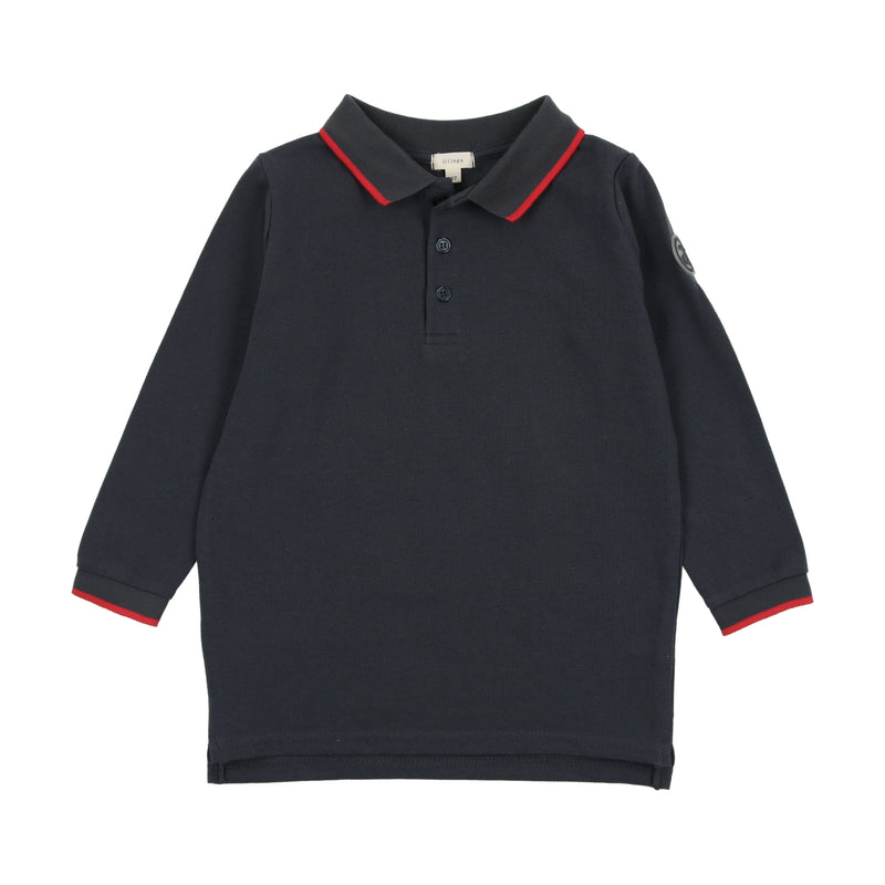 SOLID LONG SLEEVE POLO – Lil Legs Baby