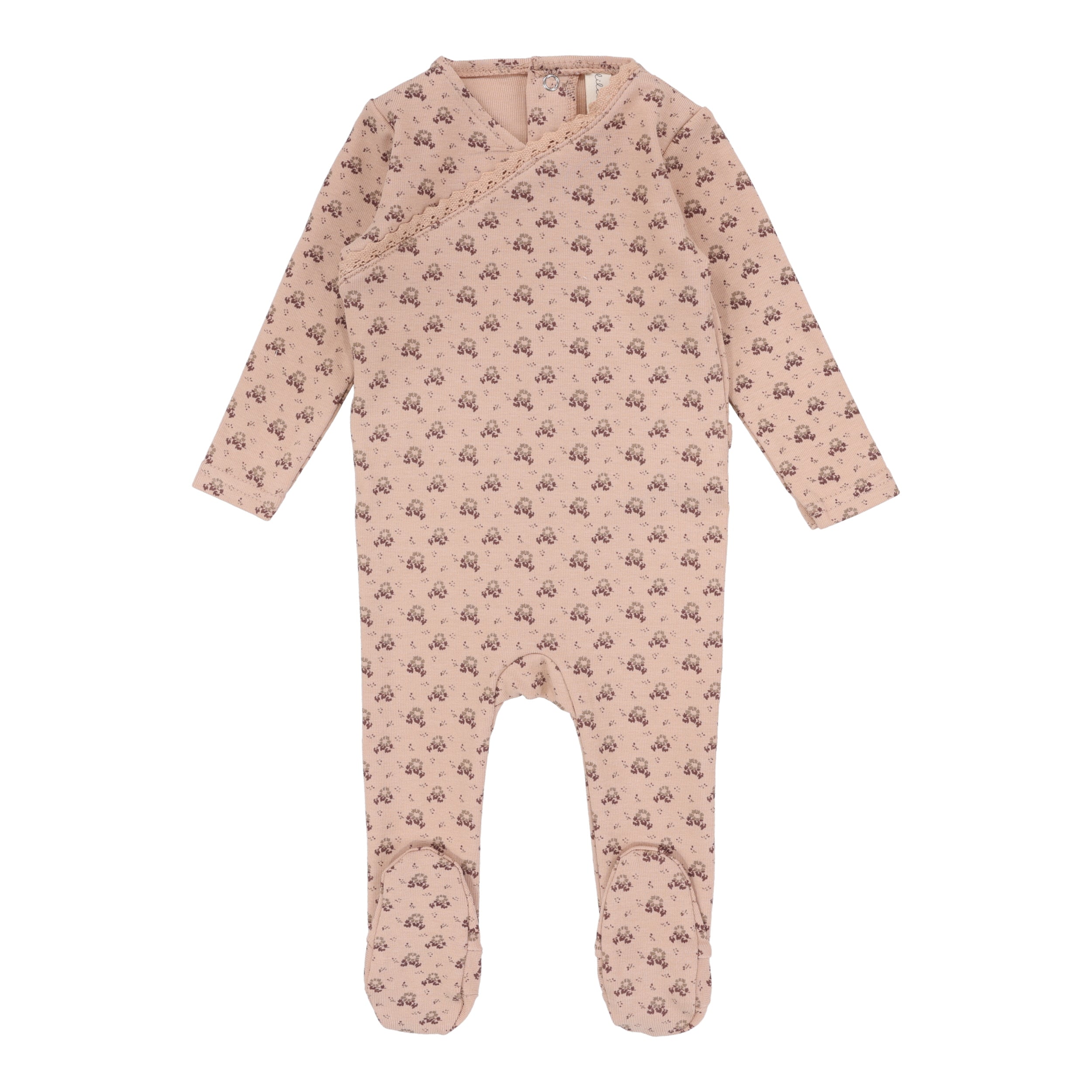 Lil Legs Printed Wrapover Footie Florette