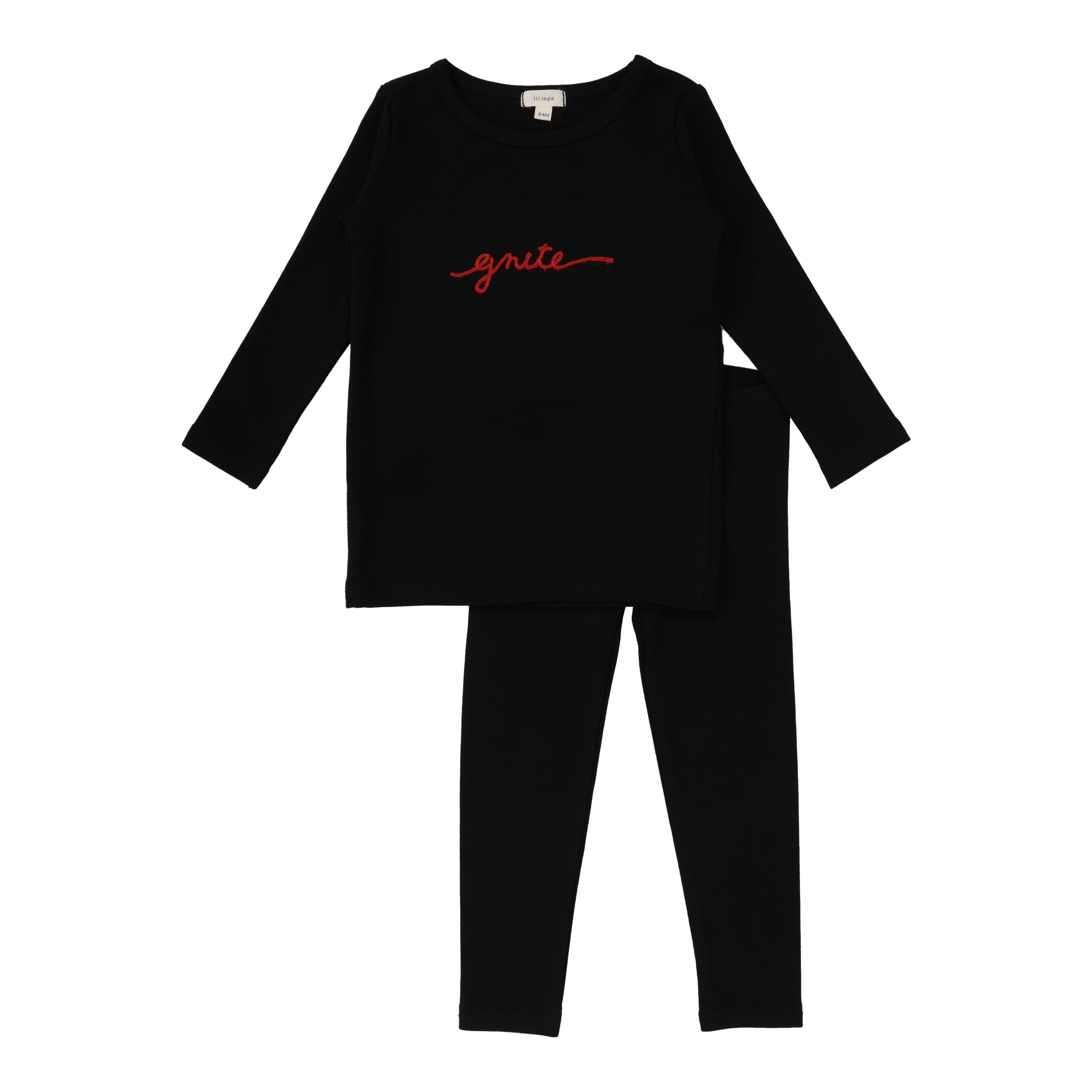 Lil Legs Gnite Lounge Set - Black / Blue Lil Legs Gnite Lounge Set - Black / Blue