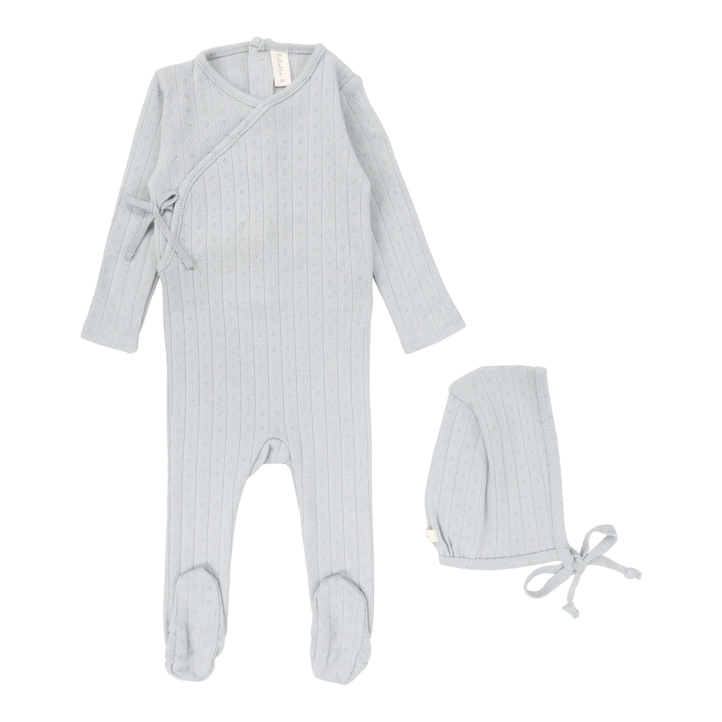 Fine Pointelle Footie Set