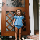 Smocked Set-Fresh Blue