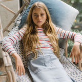 Common Folk Twill Skirt-Blue