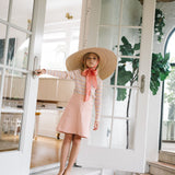 Common Folk Twill Skirt-Pink