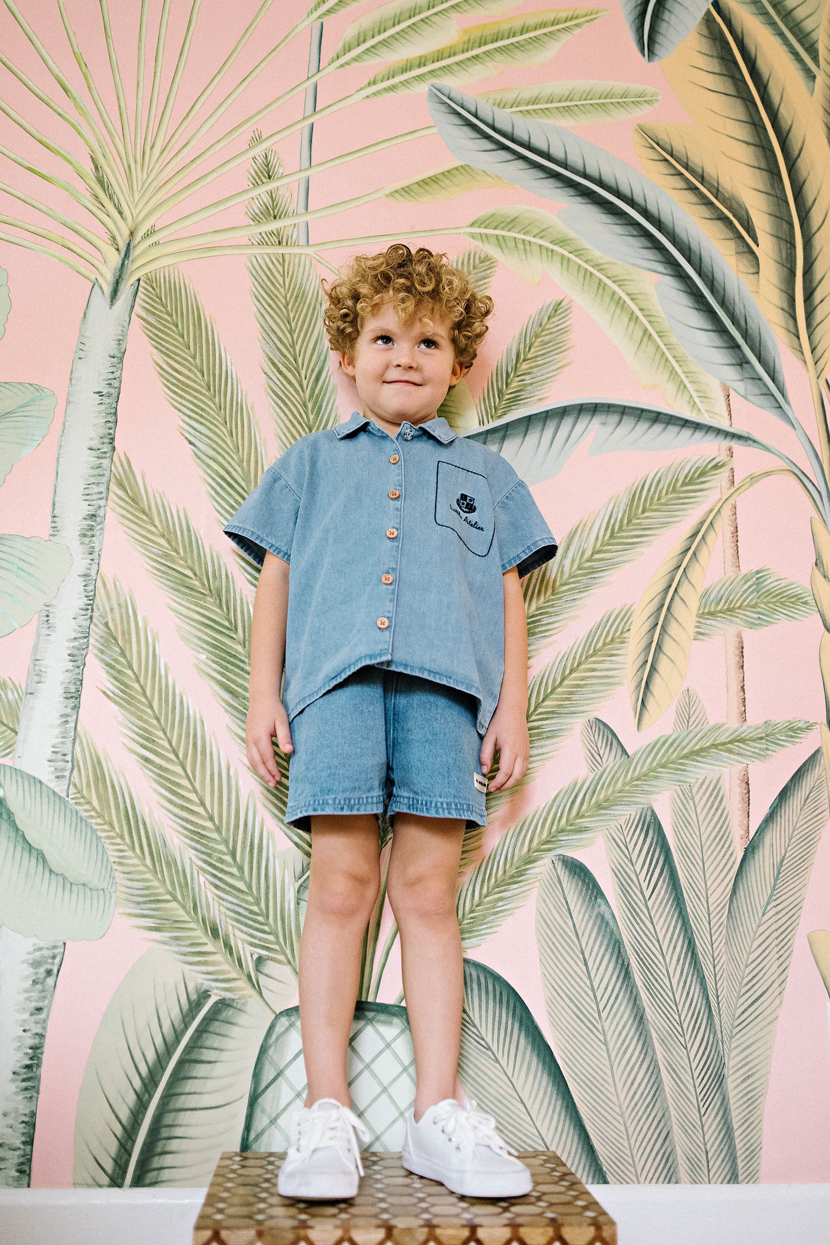 Denim Shorts - Blue Denim – Lil Legs Baby
