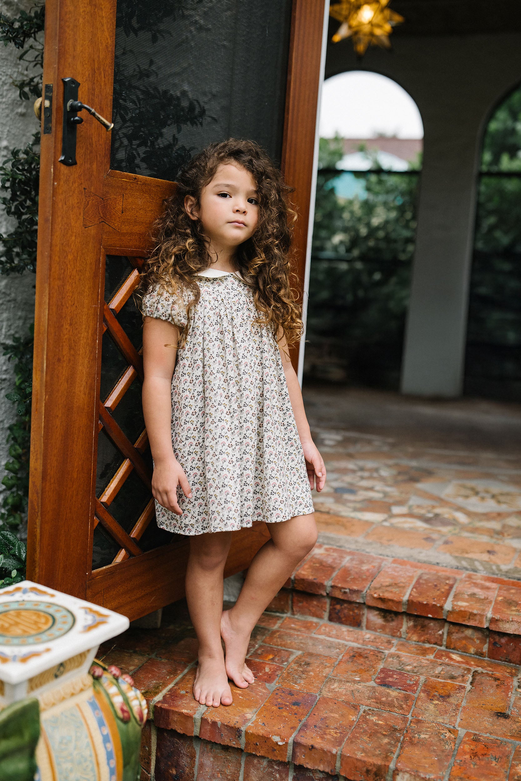 lil legs patch dress short sleeve Lil Legs Cream Patch Applique Tee 7 / Cream