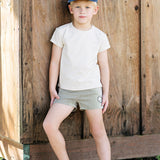 Dainty Denim Tee SS-Natural