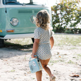 Puff Sleeve Toddler Set-Primary Floral