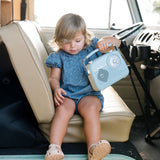 Dainty Denim Girls Romper-Blue Wash