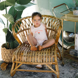 Tulip Romper-Cloud Pink