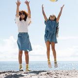 Denim Capsule Skirt-Blue Tencel