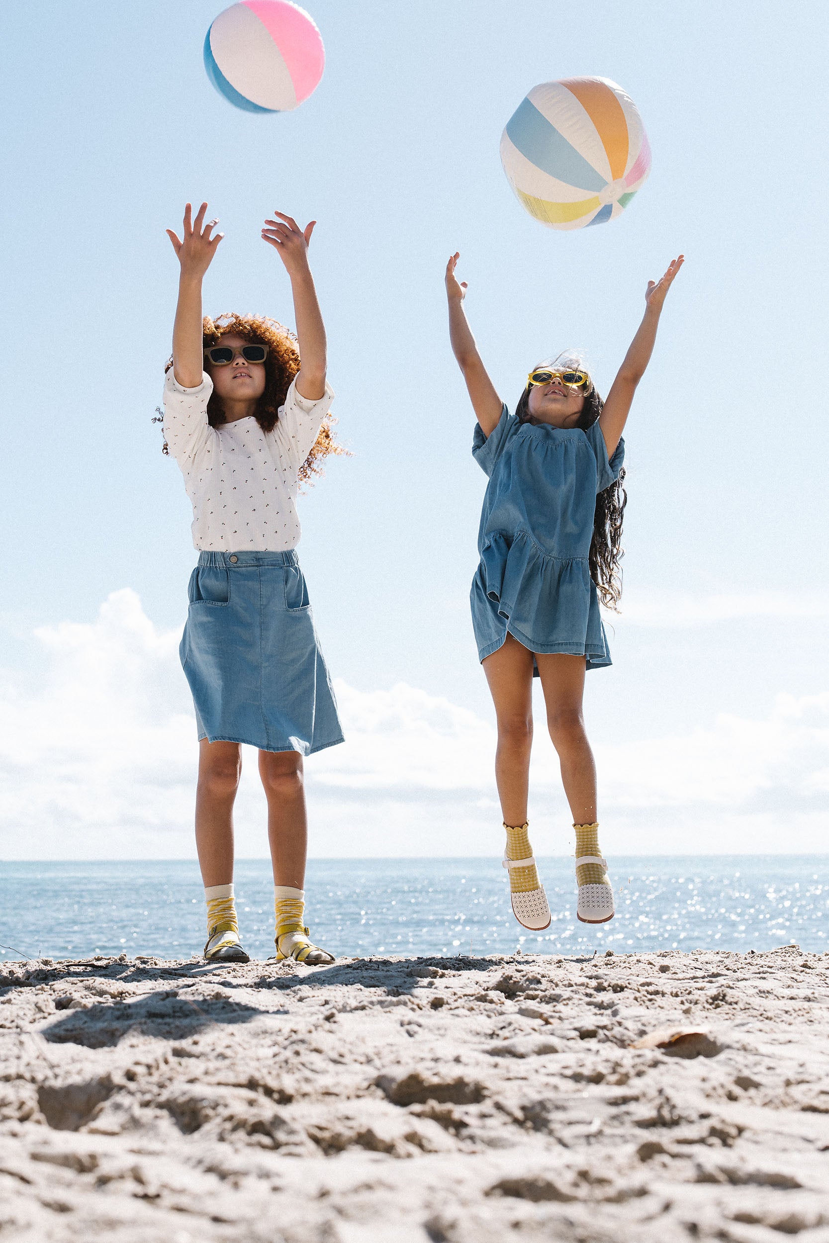 Denim Capsule Skirt Set