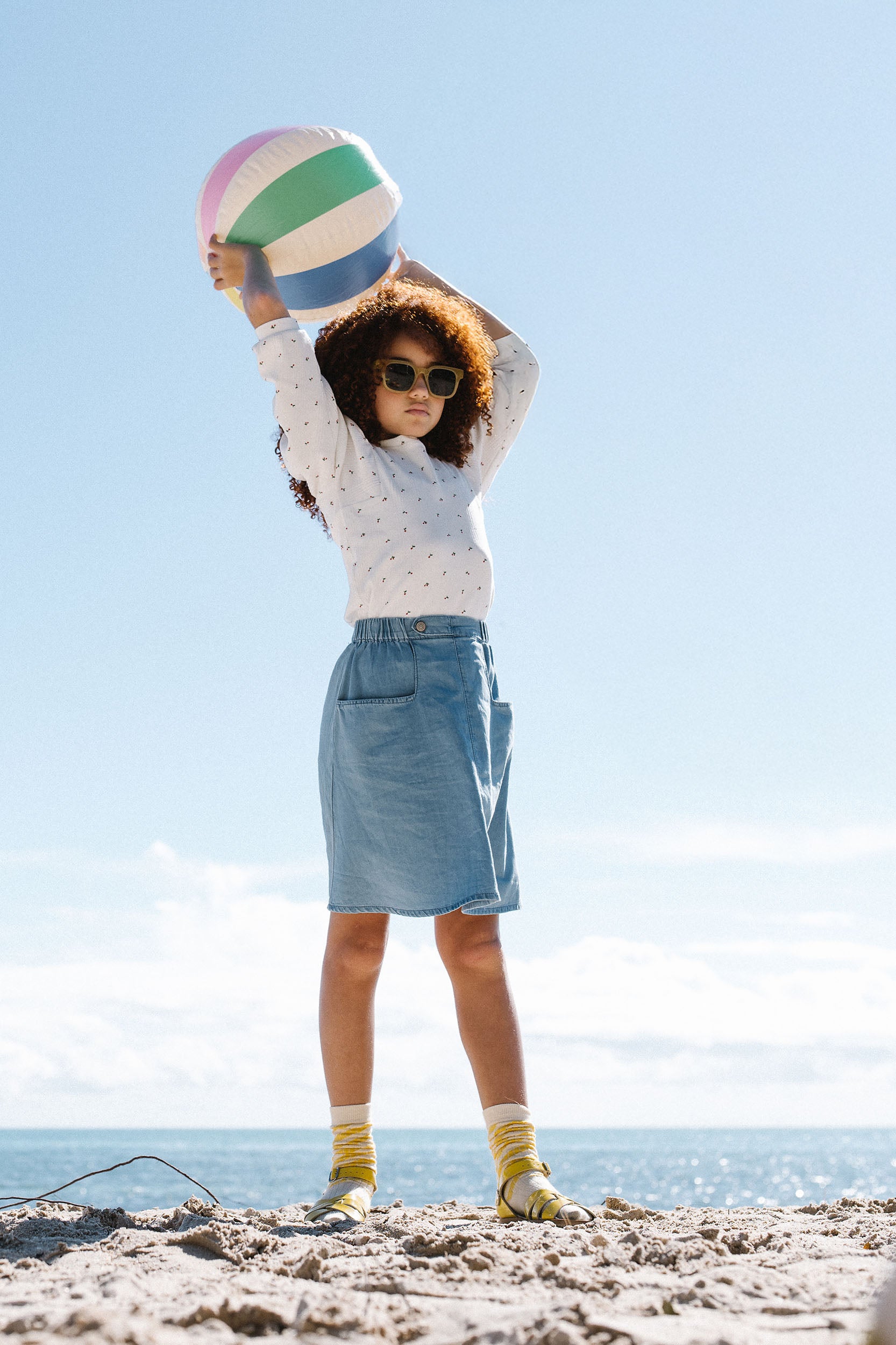 Denim Capsule Skirt Set