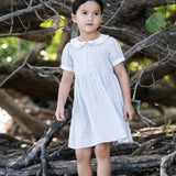 Pintuck Collar Dress SS-Bud Pink