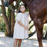 Sunny Blossoms 3/4 Sleeve Dress-Yellow