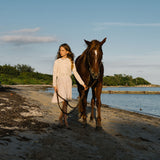 Knife Pleated Skirt-Wheat