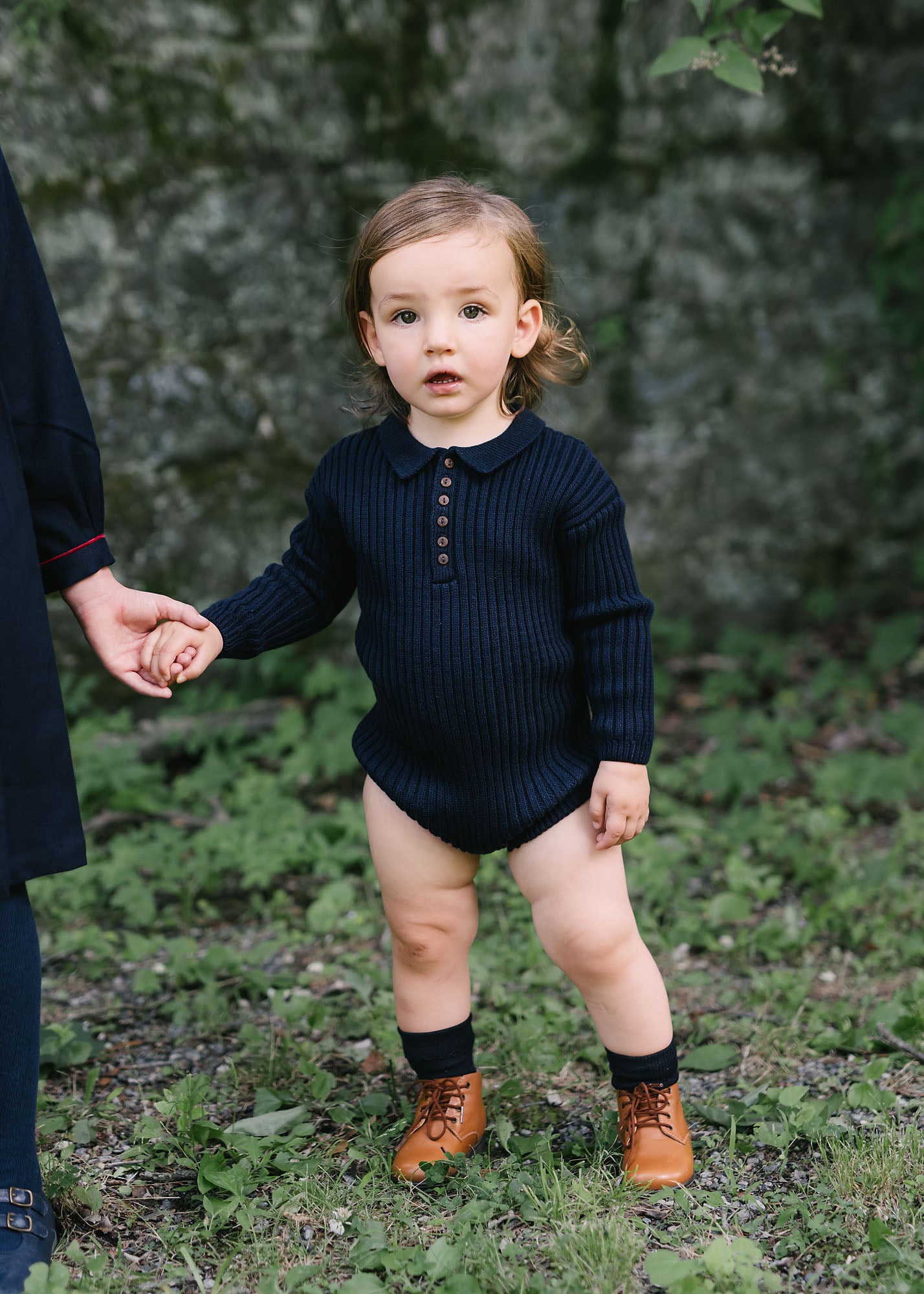 Boys Knit Romper Lil Legs Baby