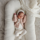 Floret Print Layette Set-Cream/Pink