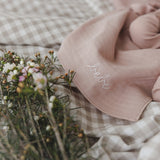 Take Me Home Bebe Muslin Swaddle-Dusty Pink