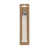 Bitsy floral pacifier clip-cream/oat