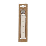 Bitsy floral pacifier clip-cream/pink