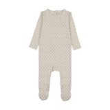 Cherry blossom footie-cream/pink