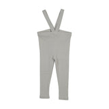 Ribbed Suspender Leggings-Pale Blue