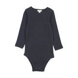 Ribbed Crewneck Onesie - Navy