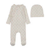 Marigold footie set-cream/pink