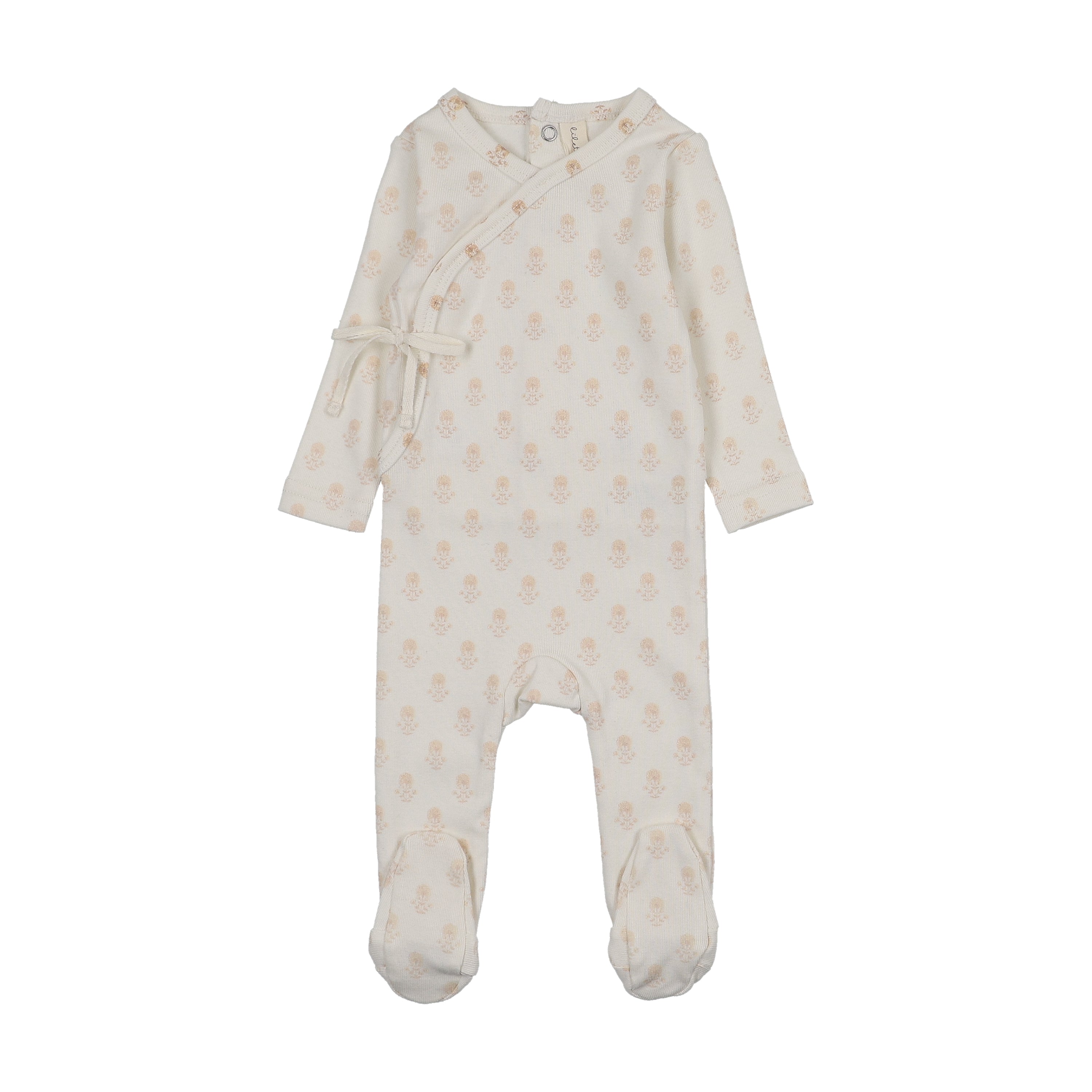 Marigold footie-cream/pink